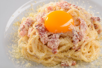Carbonara in close up