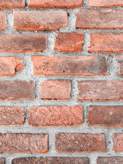 Obraz premium Red brick wall detail