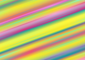 Abstract colourful holographic stripes minimal background