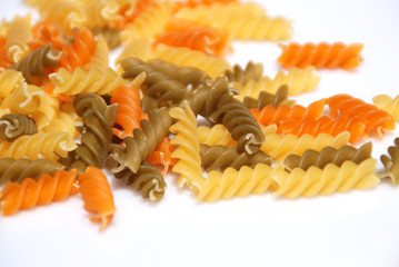 ESPIRALES DE PASTA DE VERDURAS