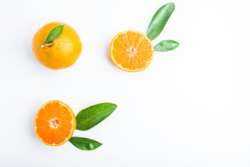 Fresh sliced orange