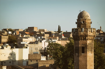 Old Minaret And Buildings From Sanliurfa, Turkey