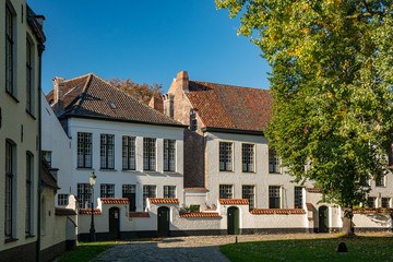 Fototapeta premium Beguinage of Bruges in Belgium