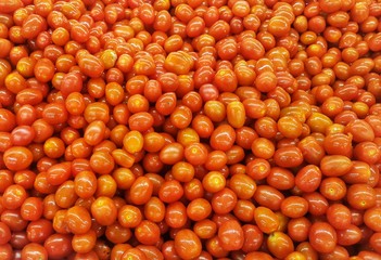 Tomatoes sell in market