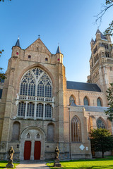 Fototapeta na wymiar St. Salvator's Cathedral in Bruges