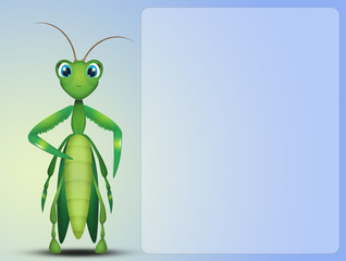 illustration of mantis