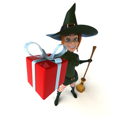 Sexy witch - 3D Illustration