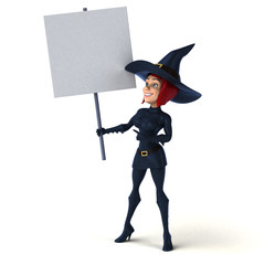 Sexy witch - 3D Illustration