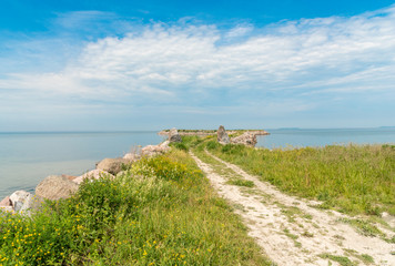 Obraz premium view of the estonian beach