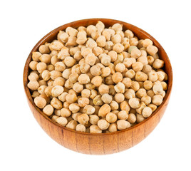 chikpeas isolated on white
