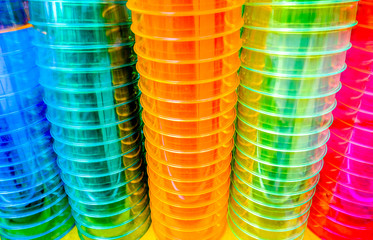 modern plastic glasses