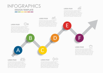 Infographic design template with place for your data. Vector illustration.