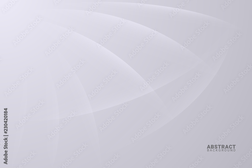 Poster abstract white background with smooth lines.