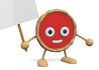 Pizza Character - 3D