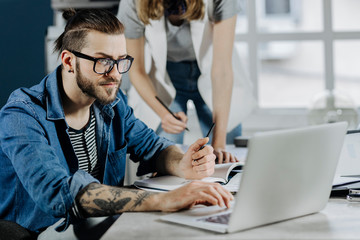Businesspeople Working at Office