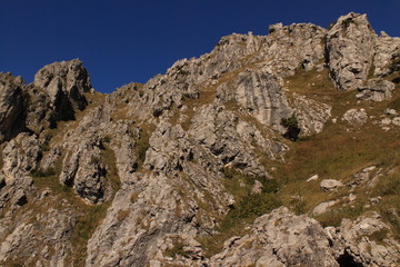 Blick zum Gipfel des Monte Grona (Luganer Alpen)