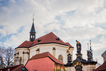 Fototapeta na wymiar Église Catholique du Monastère de Strahov à Prague