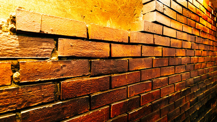 Dark Brown brick wall