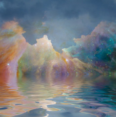 Obraz na płótnie Canvas Colorful nebula