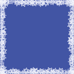 Christmas Snowflakes Frame