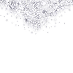 Christmas Background with Snowflakes