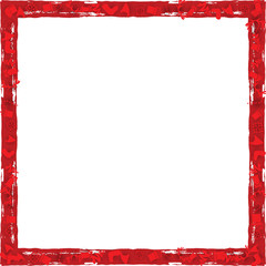 Obraz premium Christmas Background with Paper Toys