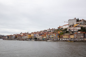 Fototapeta premium Vista da ribeira do Porto