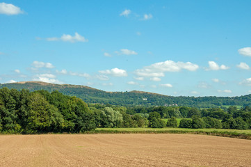 Fototapeta na wymiar Summer landscape in the English countryside.
