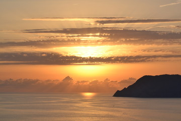 Tramonto Cinque Terre