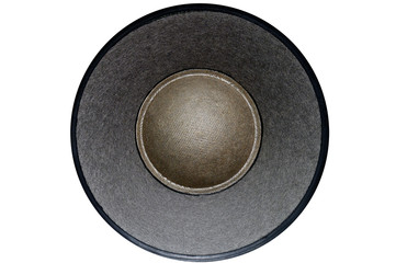 Speaker from speakers on an isolated background