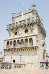 Fototapeta premium Torre de Belem/Belem Tower, Lisboa, Portugal, in august 2018