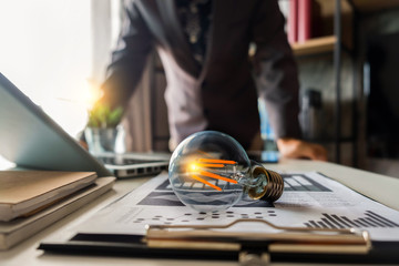 Businessmen are thinking of introducing a concept light bulb