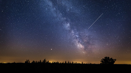 Fototapeta premium Voie lactée moulin de perdrigeau 1