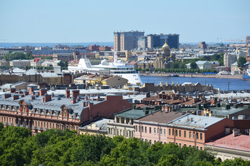 Russia. Saint-Petersburg. From Konnogvardeysky Boulevard to the assumption Cathedral