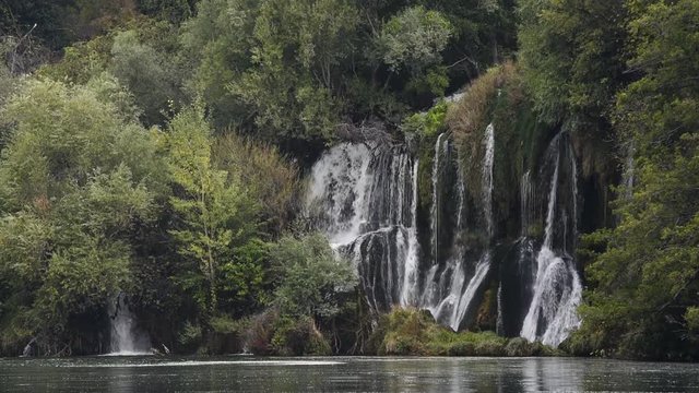 Roski Waterfall in Krka National Park,Croatia