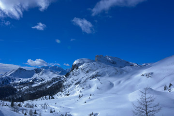 view from the Valparola pass, Italy