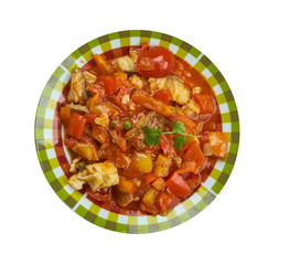 Fish paprikash