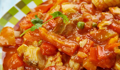 Fish paprikash