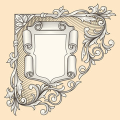 Vintage ornate decorative insignia © alex_bond