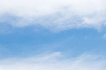 Blue sky with white cloud background