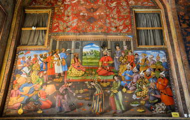 ChehelSotoun Palace, Isfahan, Iran