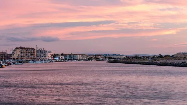 sunset, Valras south of France