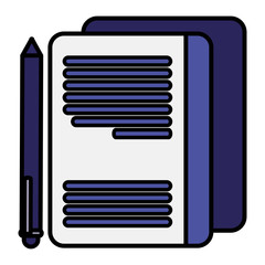 documents paper with pen