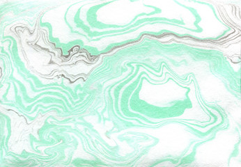 Creative abstract hand painted background. Ink marble texture