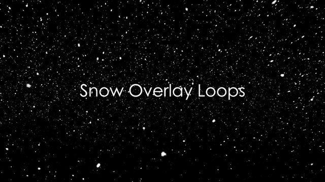 Realistic Snow Falling Loop with transparency Full HD on Make a GIF