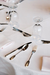 wedding table setting