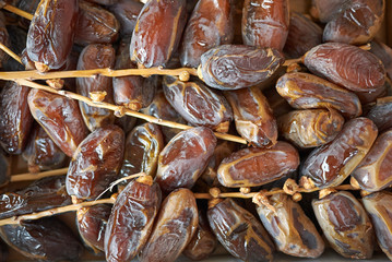 Sugared dated on a tray