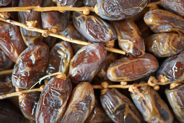 Sugared dated on a tray