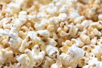 Close up of popcorn