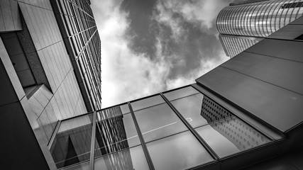 Fototapeta premium Commercial Building In Hong Kong On October 12, 2018 